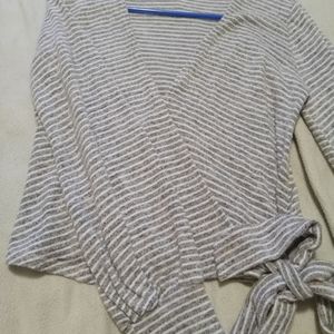 Bohme size small Grey and white striped